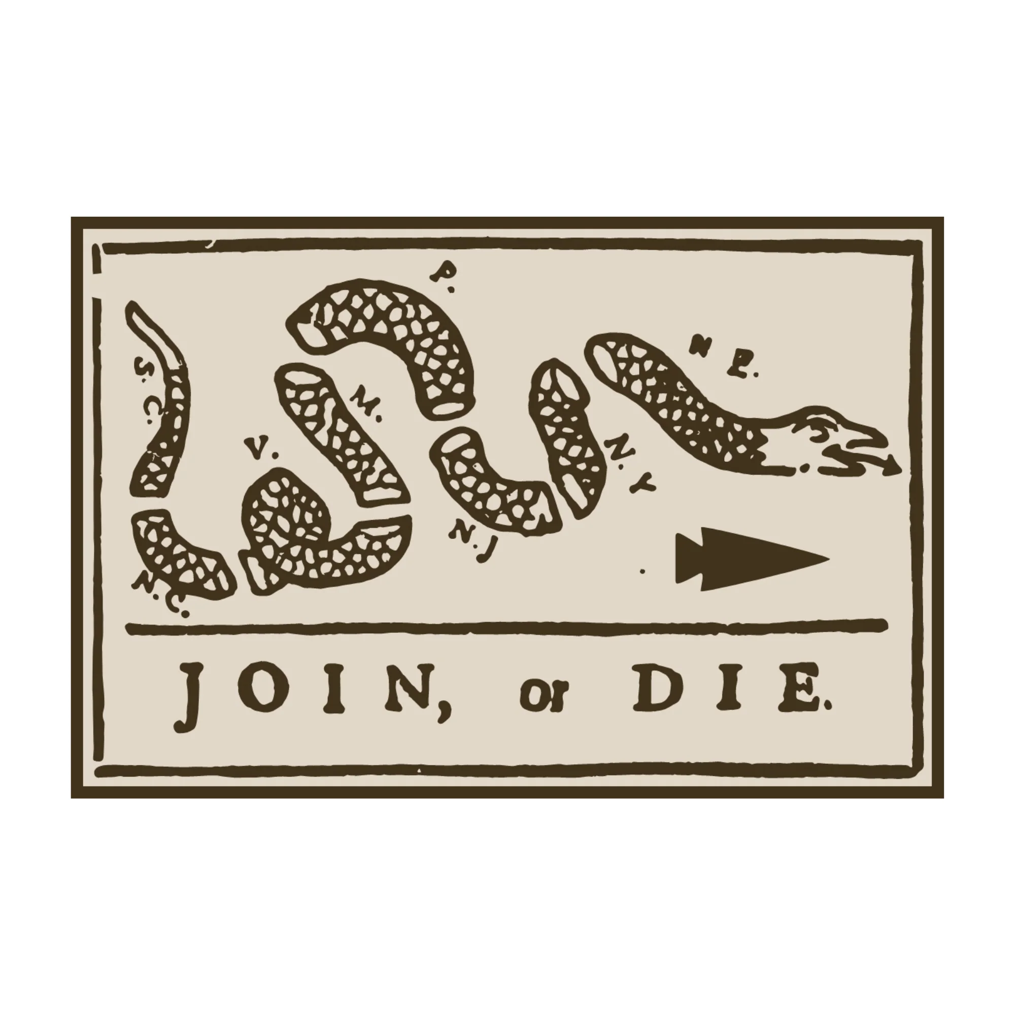 Join or Die Ruck